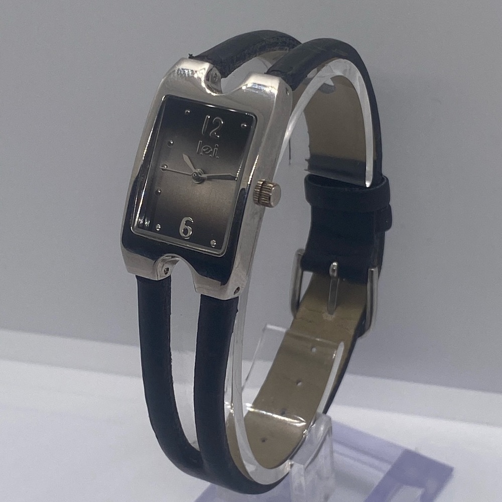 Lei Black and Silver Women's Watch